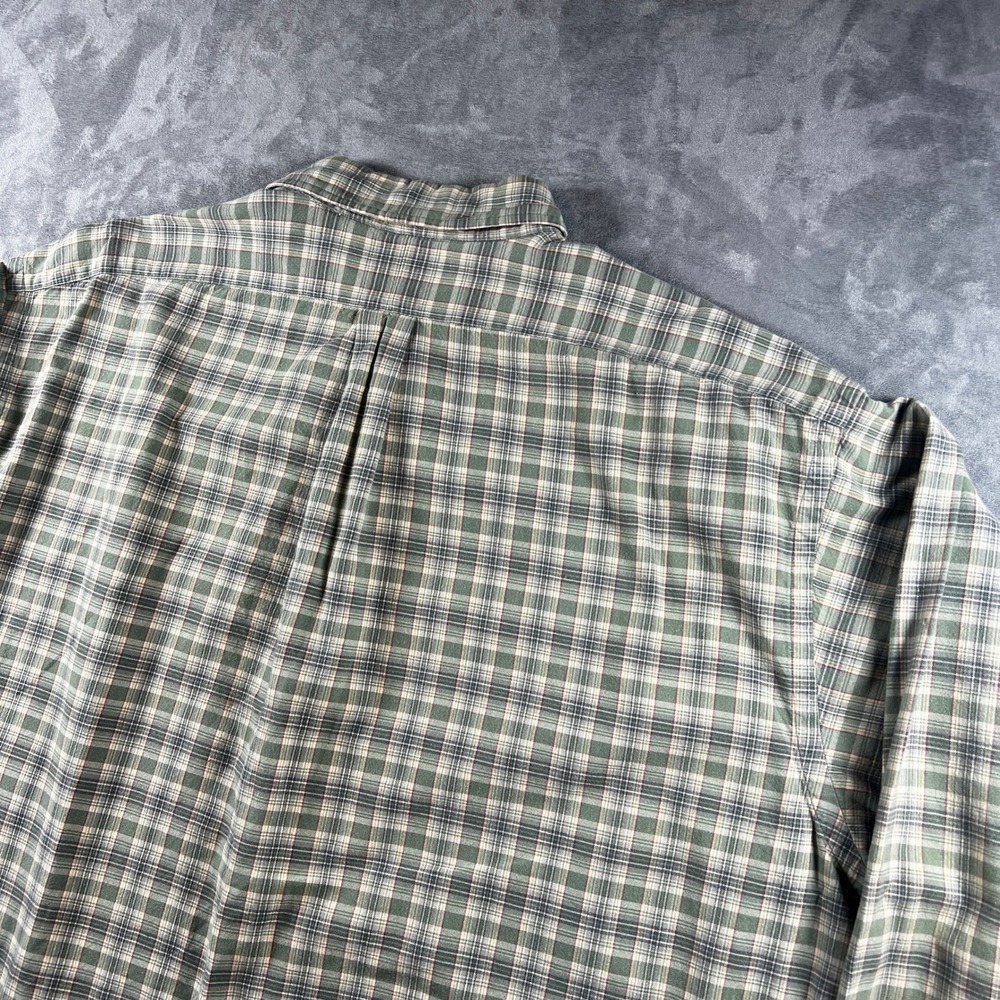 VTG Polo Ralph Lauren Blake Shirt Mens XL Green Plaid Button Down Long Sleeve - Picture 13 of 13